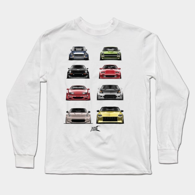 nissan fairladyz evolution Long Sleeve T-Shirt by naquash